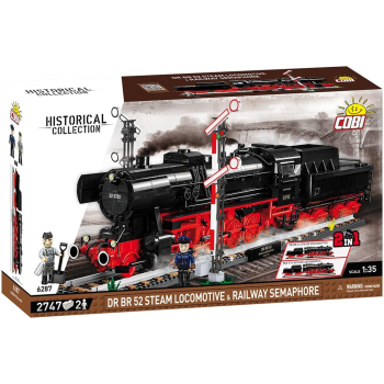 Historical Collection DR BR 52 Steam locomotive...